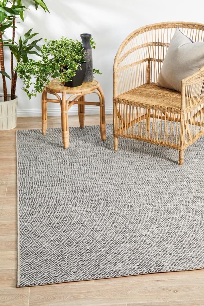 Terrace Grey Indoor Outdoor Area Rug - All Modern Design