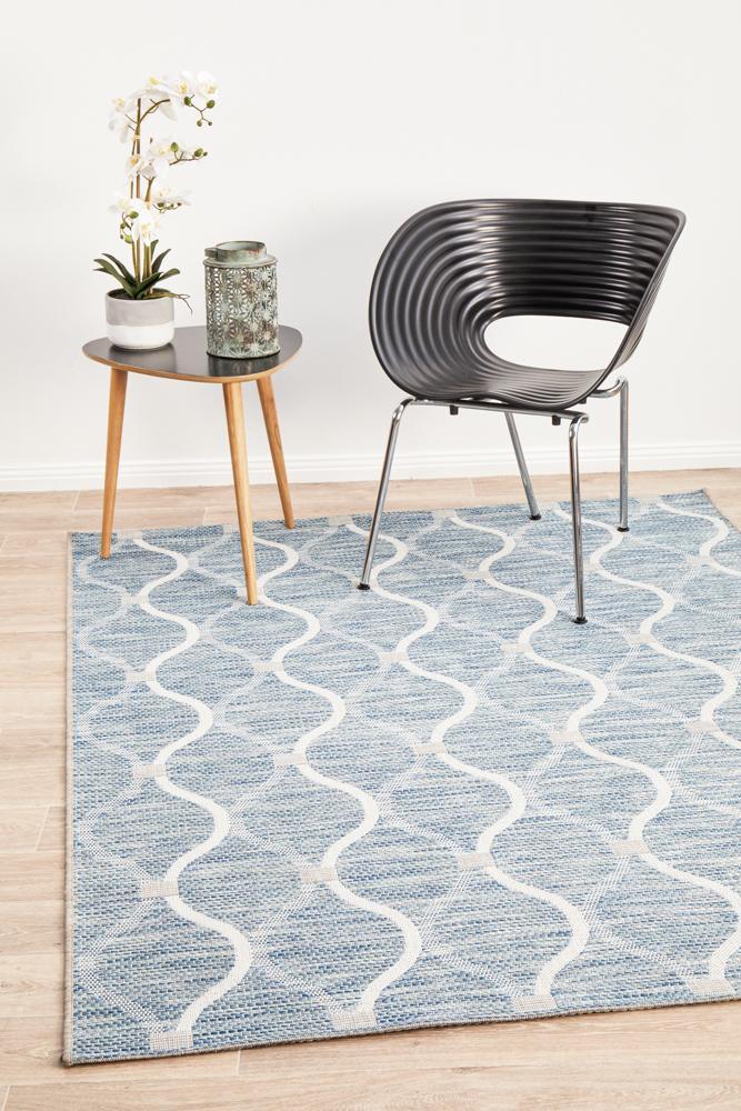 Rug Culture Terrace 5501 Blue - All Modern Design