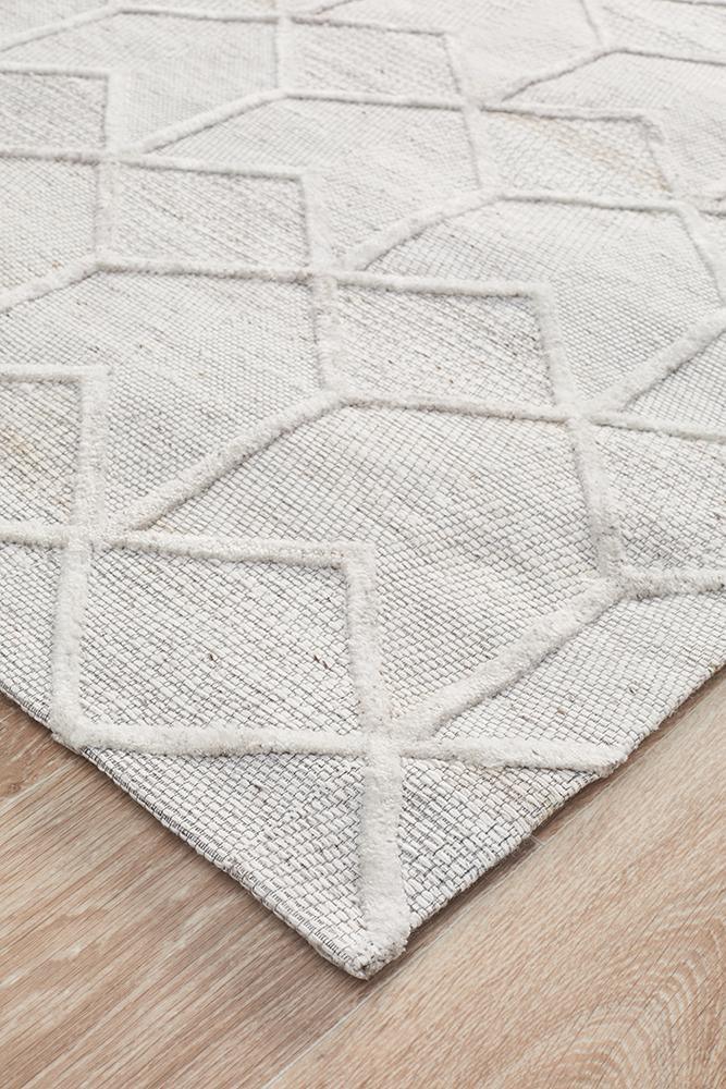 Marble Winter Grey Brush Modern Rug - All Modern Design