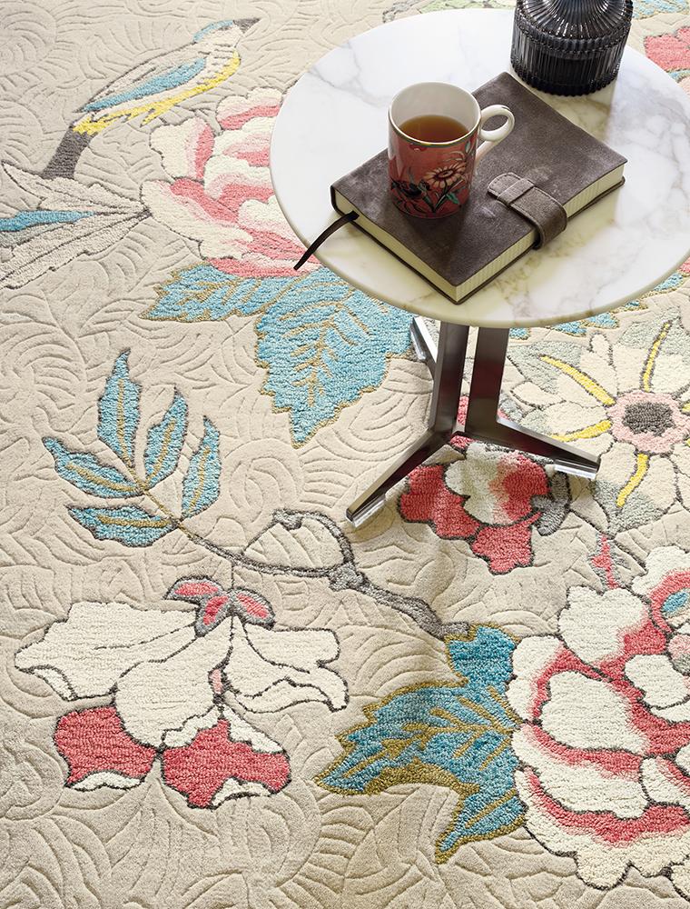 Wedgwood Paeonia Coral 37902 Rug