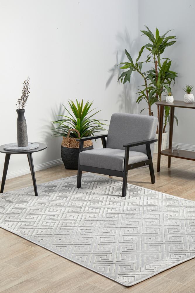 York Alice Silver Rug - All Modern Design