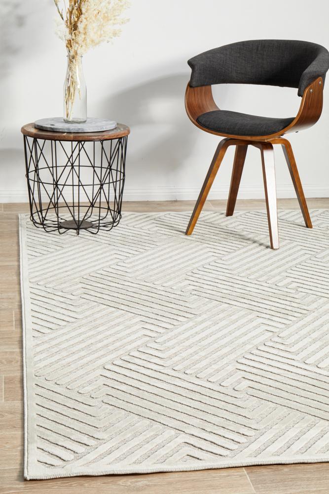 York Cindy Natural White Rug - All Modern Design