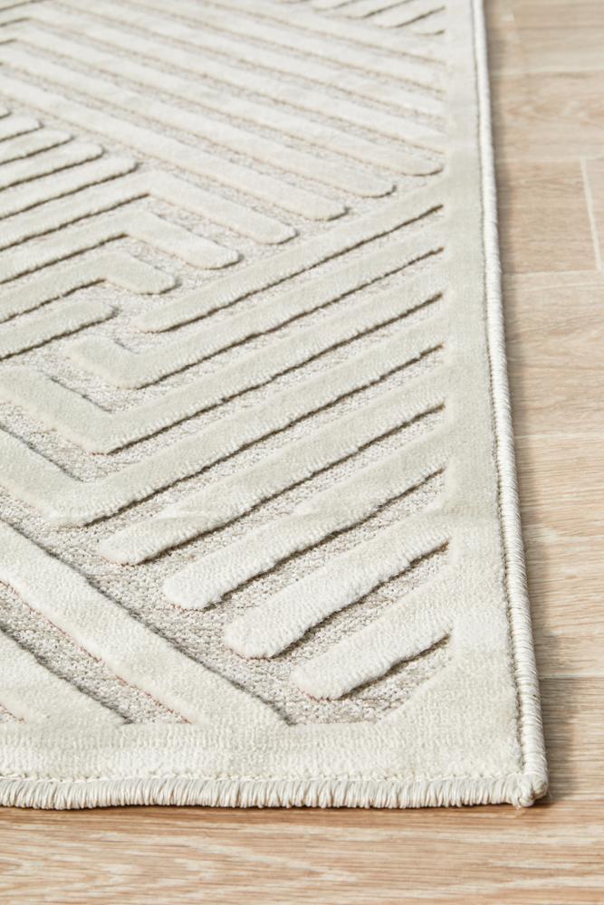 York Cindy Natural White Rug - All Modern Design