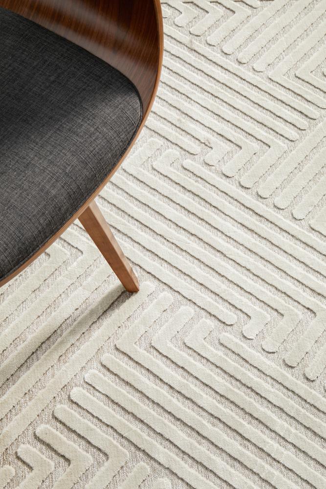 York Cindy Natural White Rug - All Modern Design