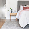 Carlo Grey Natural felted floor rug