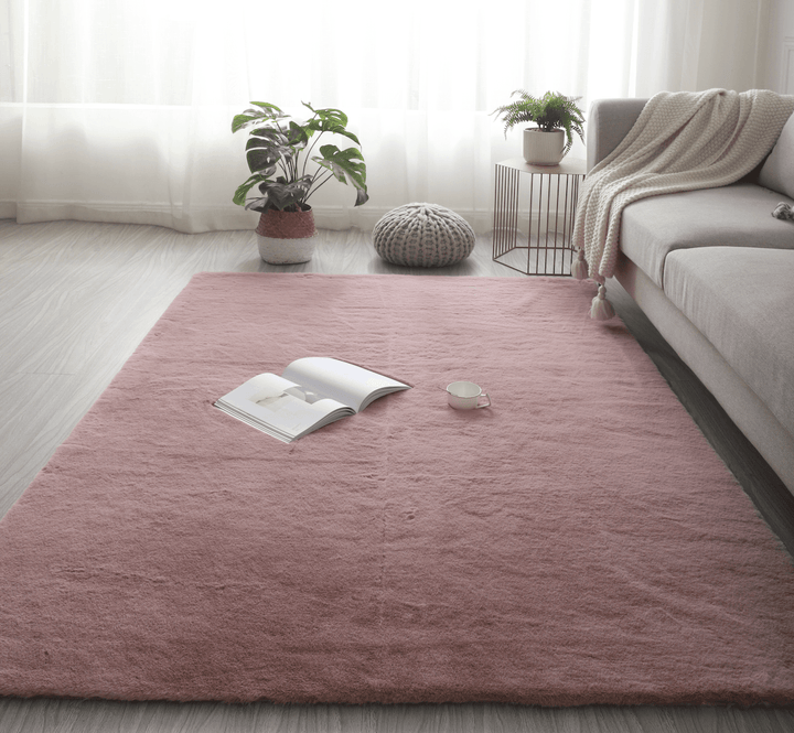 Pony Faux Fur Rabbit Super Soft Non shedding Floor Rugs - All Modern Design