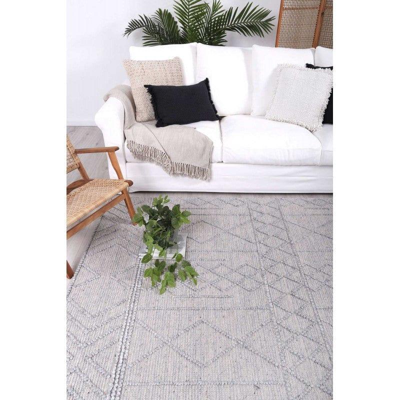 Tribeca Grey Hand woven Floor rug - All Modern Design