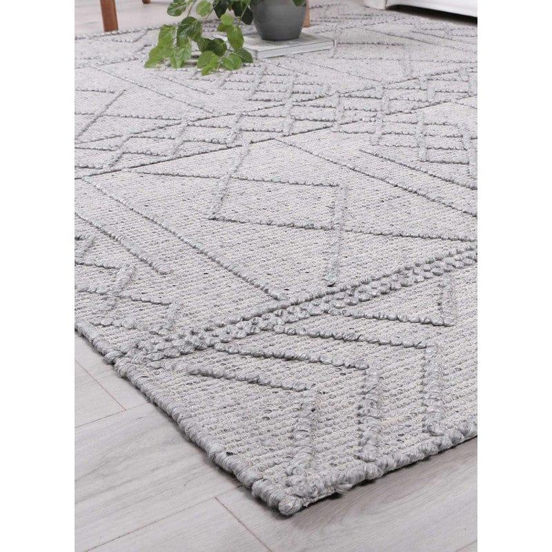 Tribeca Grey Hand woven Floor rug - All Modern Design