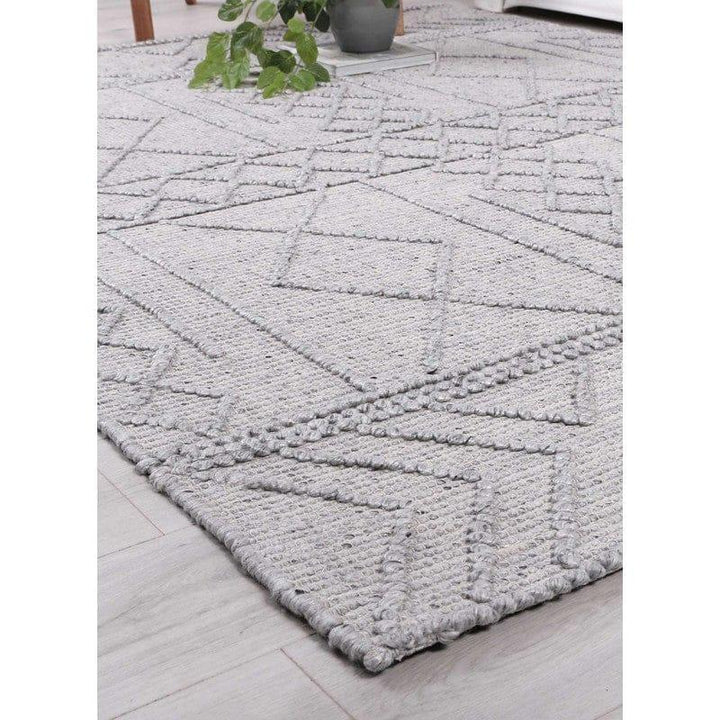 Tribeca Grey Hand woven Floor rug - All Modern Design